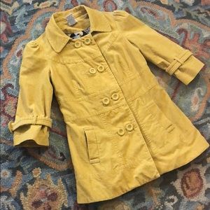 Anthropologie Elevenses Fall Mustard Jacket 10
